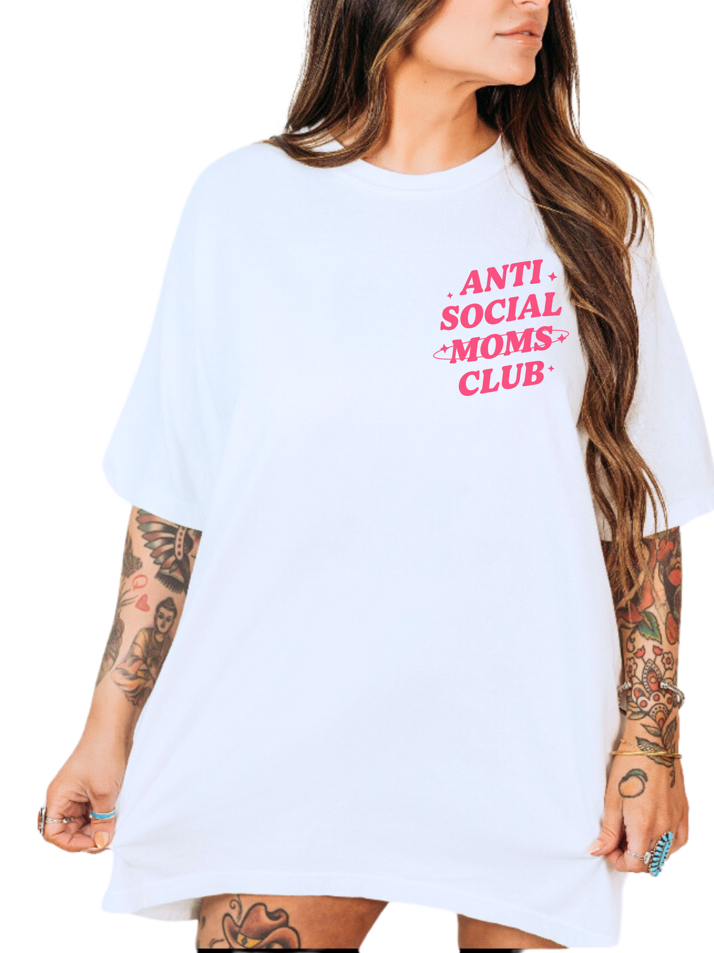 Anti Social Moms Club Tee, Mom Shirt