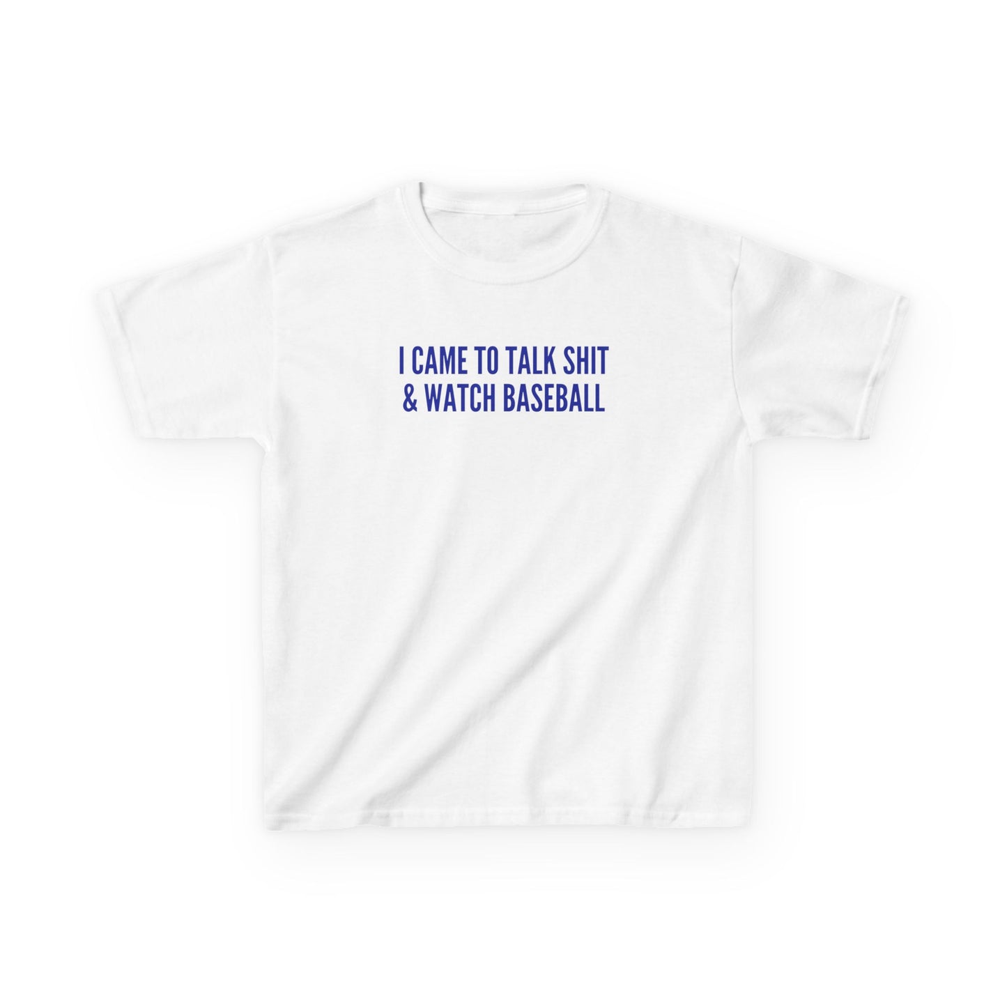 Talk Shit Baseball Baby Tee