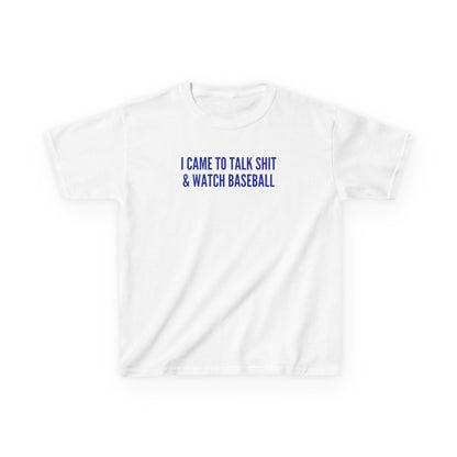 Talk Shit Baseball Baby Tee