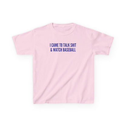 Talk Shit Baseball Baby Tee