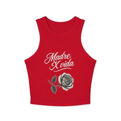 MadreXVida Racerback Rib Tank Top