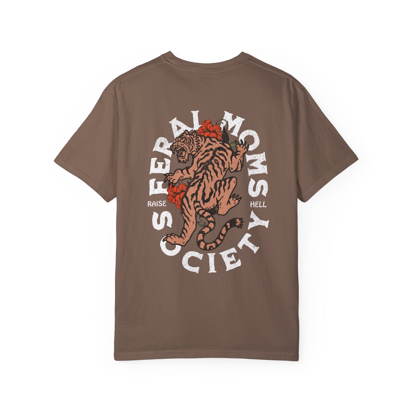 Feral Mom's Shirt, feminist girl power tee, aesthetic grunge moto tshirt, comfort colors tee, trendy mom, Vintage tiger