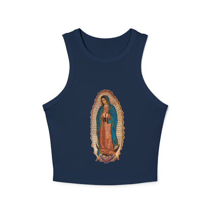 Vintage Virgen de Guadalupe Tank Top - Trendy Catholic Graphic Shirt - Chicano Art- Retro Spiritual Streetwear - Nuestra Señora Tank