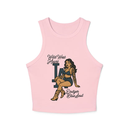 Wild West Heart, Blue Soul Tank Top