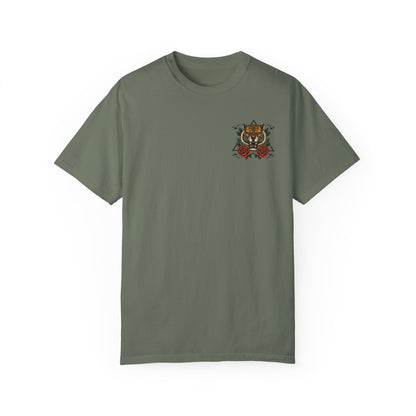 Feral Mom Society Shirt, Distressed Tiger Tee, Trendy Mom Shirt