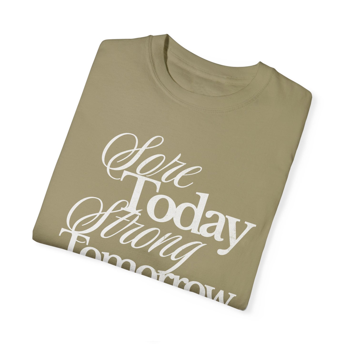 Sore Today Strong Tomorrow Gym Shirt, Weightlifting Tee, Trendy Oversized Workout Top, Comfort Colors Tee, Lift Heavy