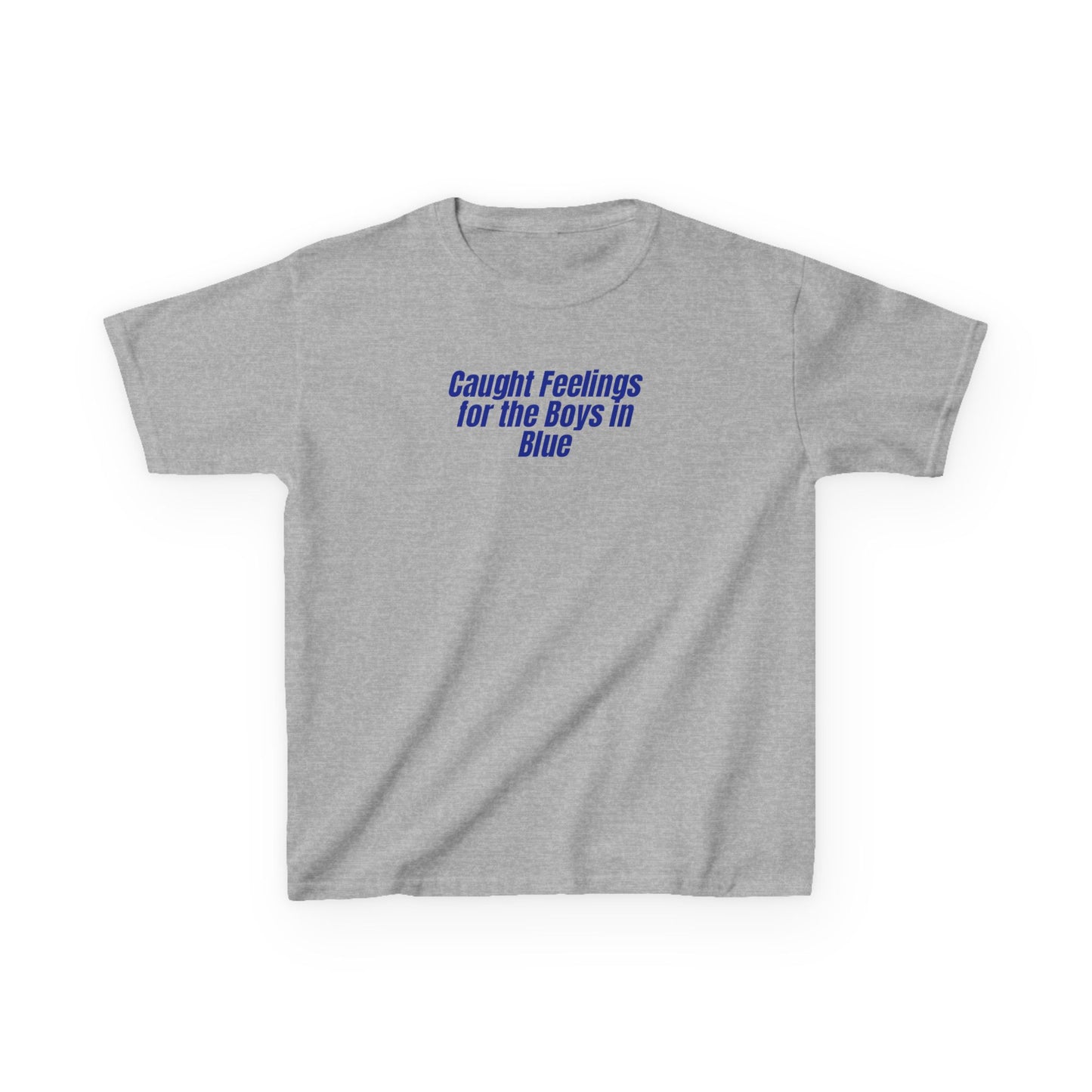 Feelings For The Boys in Blue Baseball Baby Tee