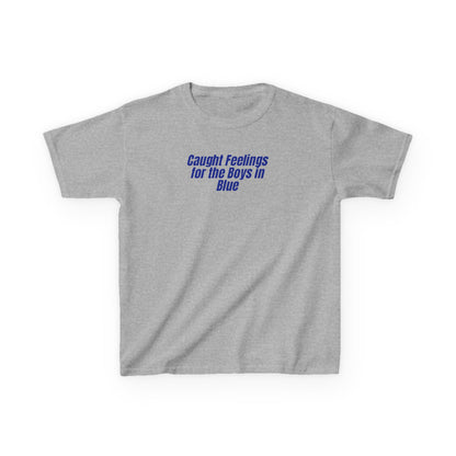 Feelings For The Boys in Blue Baseball Baby Tee