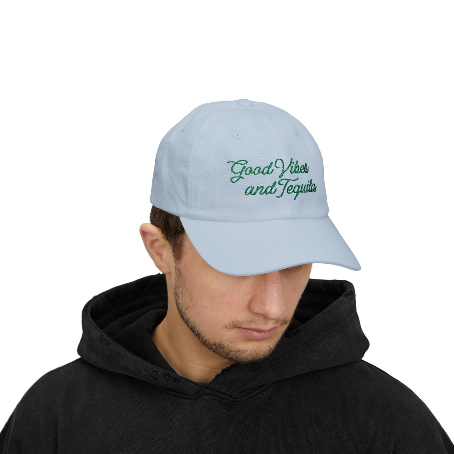 Good Vibes & Tequila Vintage Trucker Hat embroidered, Nashville Hat for Women, Country Concert Hat Day Drinking, vacation Hat for her