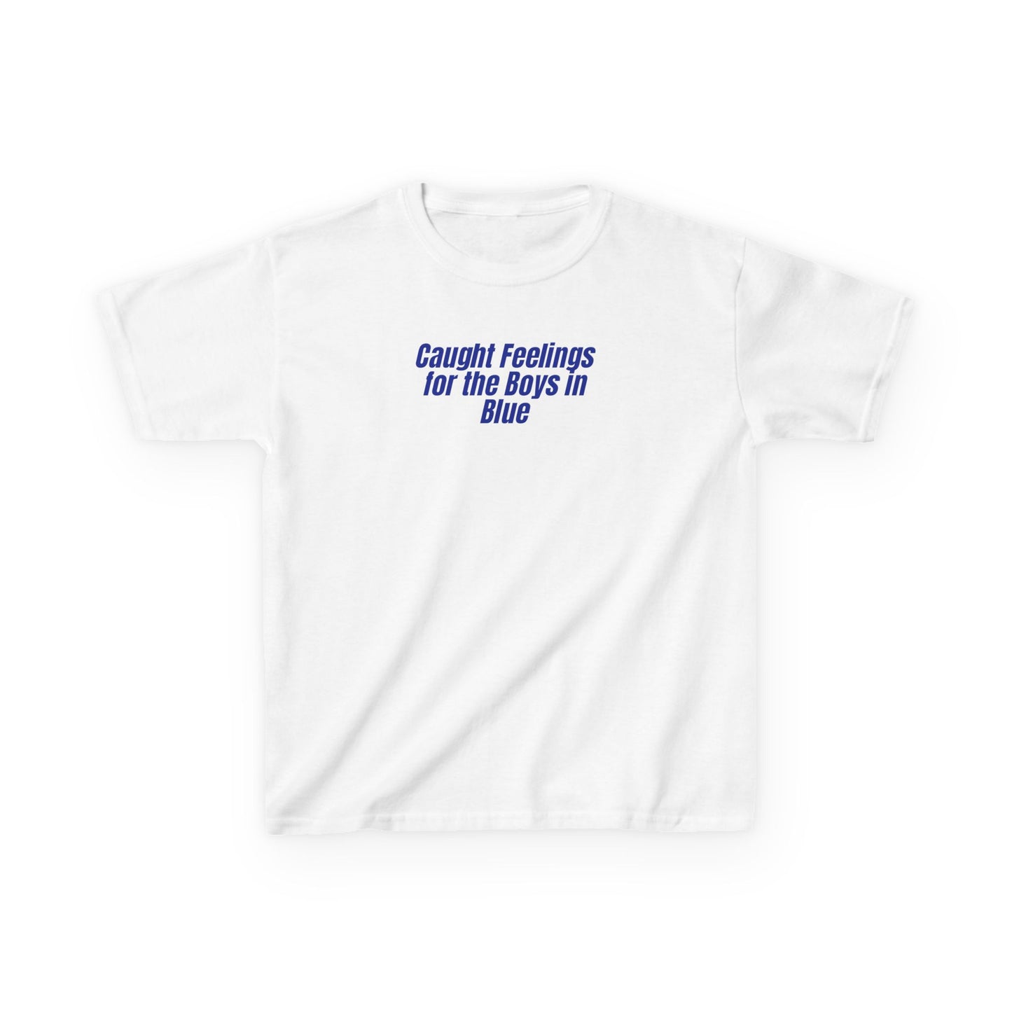 Feelings For The Boys in Blue Baseball Baby Tee
