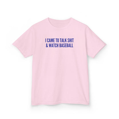Talk Shit Baseball Baby Tee