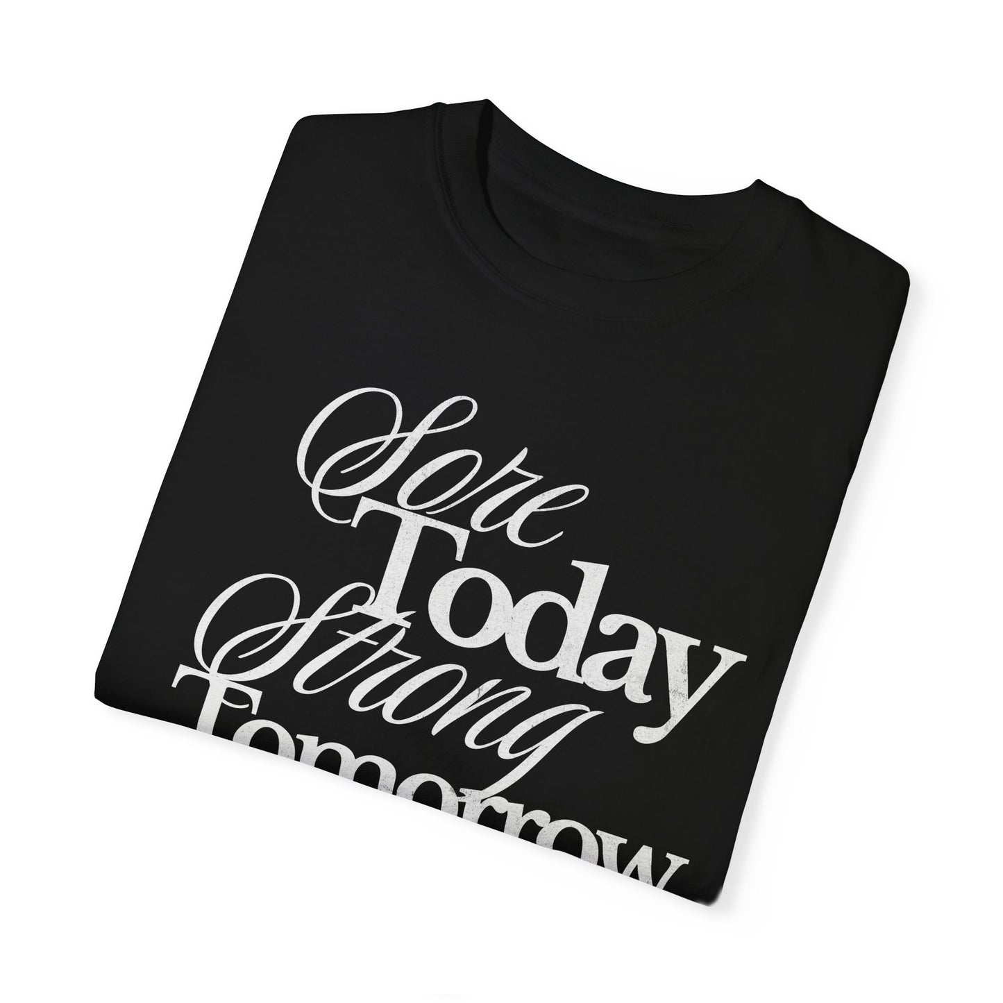 Sore Today Strong Tomorrow Gym Shirt, Weightlifting Tee, Trendy Oversized Workout Top, Comfort Colors Tee, Lift Heavy