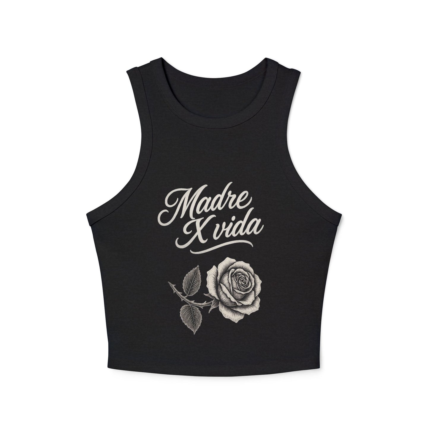 MadreXVida Racerback Rib Tank Top