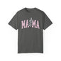 Mama Checkered Lightning Bolt Tee,Mom Shirt, Vintage Grunge Aesthetic, Cool Gift For Mom, Mothers Day, Oversized Comfort Colors T Shirt,