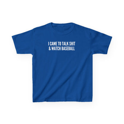 Talk Shit Baseball Baby Tee