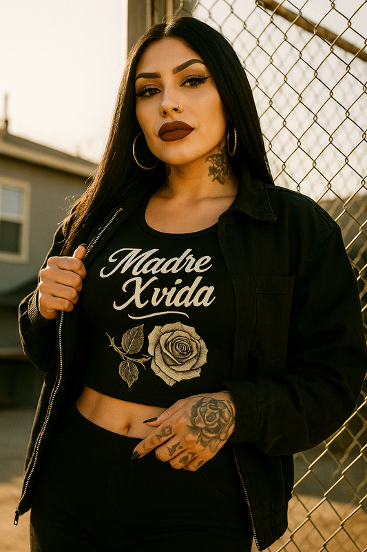 MadreXVida Racerback Rib Tank Top