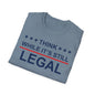 Think while it's still legal Shirt, feminist political tee, Rhianna shirt. Activist unisex tee, protest shirt, girl power, Human Rights
