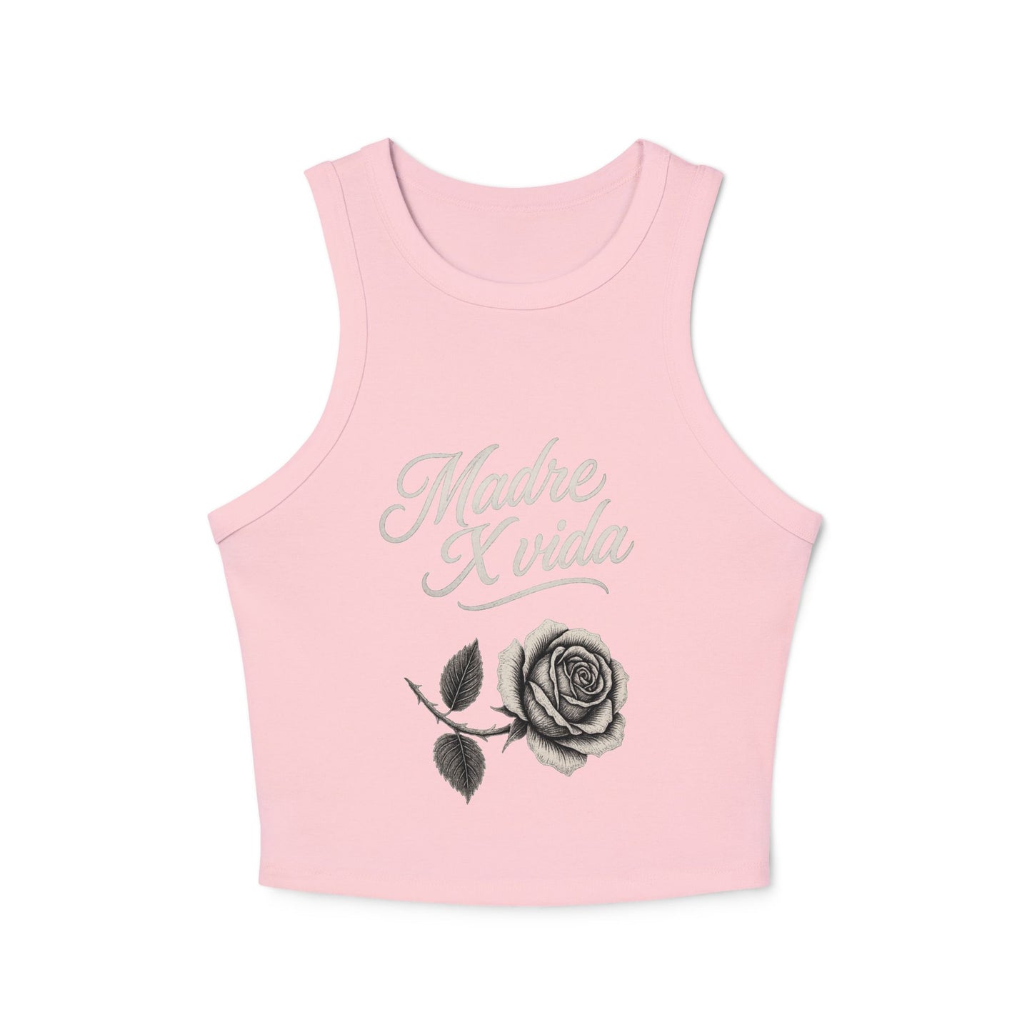 MadreXVida Racerback Rib Tank Top