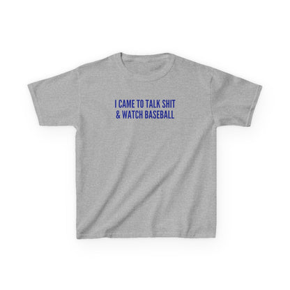 Talk Shit Baseball Baby Tee
