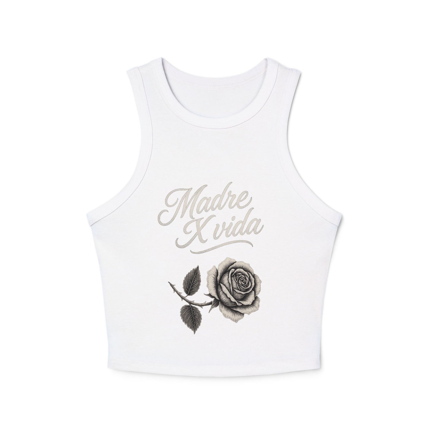 MadreXVida Racerback Rib Tank Top