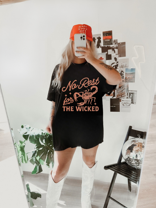 No Rest for the Wicked Tee