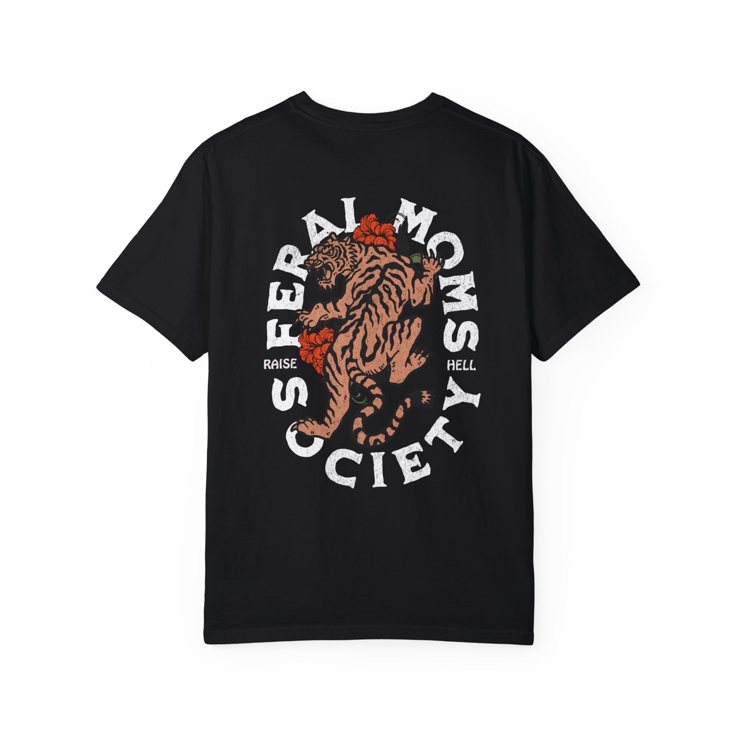 Feral Mom's Shirt, feminist girl power tee, aesthetic grunge moto tshirt, comfort colors tee, trendy mom, Vintage tiger