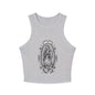 Virgin Mary Tank Top - Vintage Chicano Art Shirt - Nuestra Señora Graphic Tee - Lowrider Aesthetic Tank - Retro Catholic Apparel