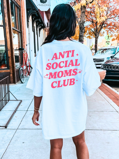 Anti Social Moms Club Tee, Mom Shirt