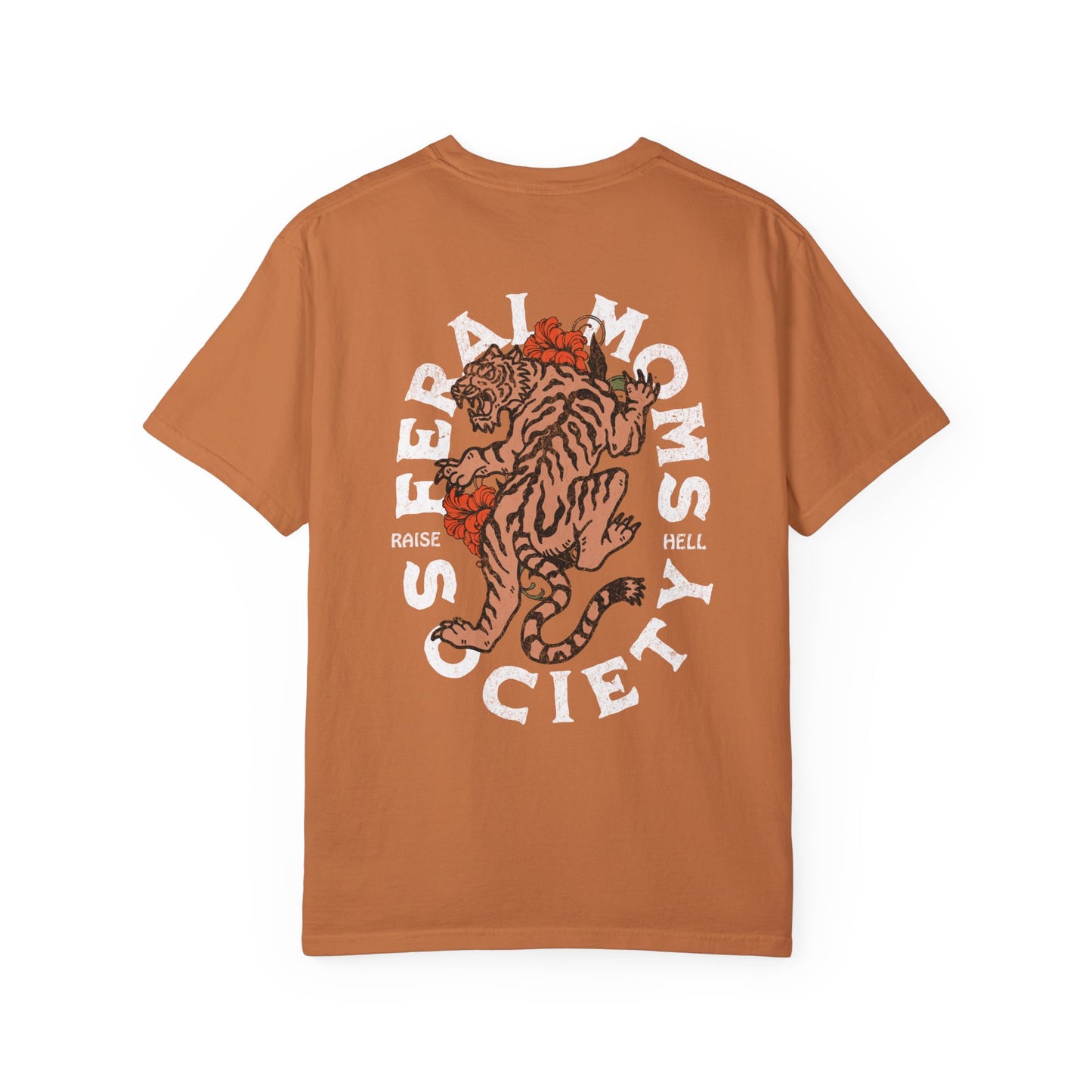 Feral Mom's Shirt, feminist girl power tee, aesthetic grunge moto tshirt, comfort colors tee, trendy mom, Vintage tiger