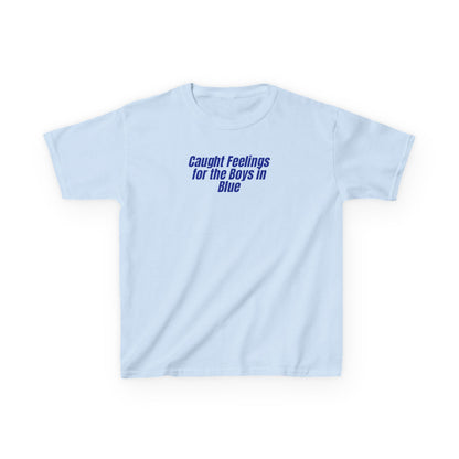 Feelings For The Boys in Blue Baseball Baby Tee
