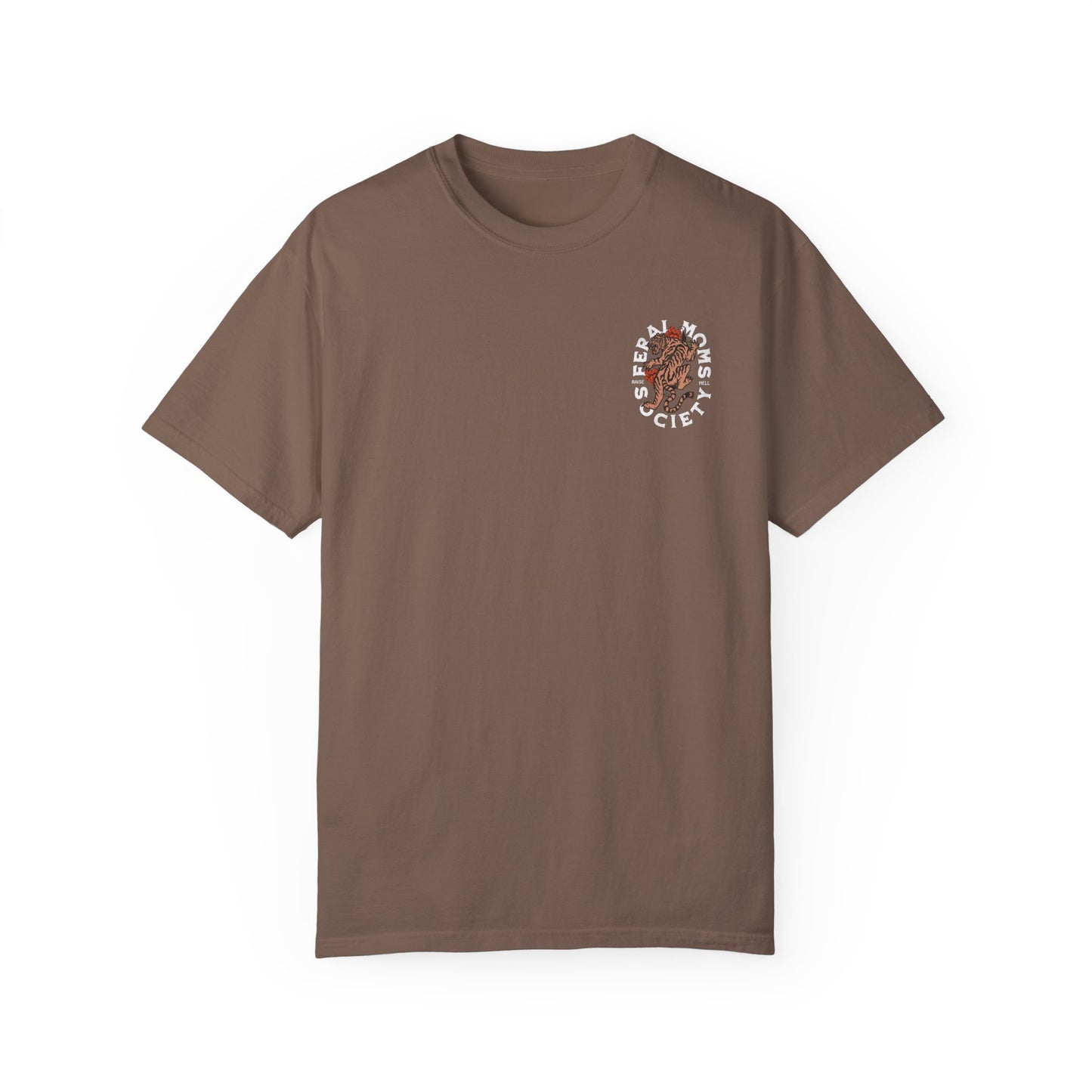 Feral Mom's Shirt, feminist girl power tee, aesthetic grunge moto tshirt, comfort colors tee, trendy mom, Vintage tiger