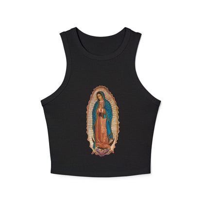 Vintage Virgen de Guadalupe Tank Top - Trendy Catholic Graphic Shirt - Chicano Art- Retro Spiritual Streetwear - Nuestra Señora Tank