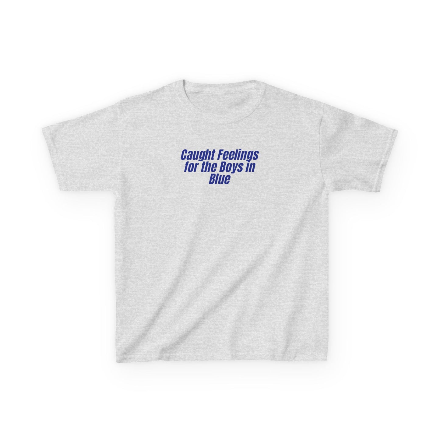 Feelings For The Boys in Blue Baseball Baby Tee