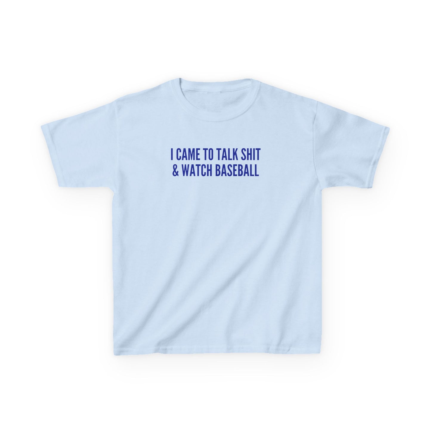 Talk Shit Baseball Baby Tee