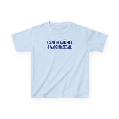 Talk Shit Baseball Baby Tee