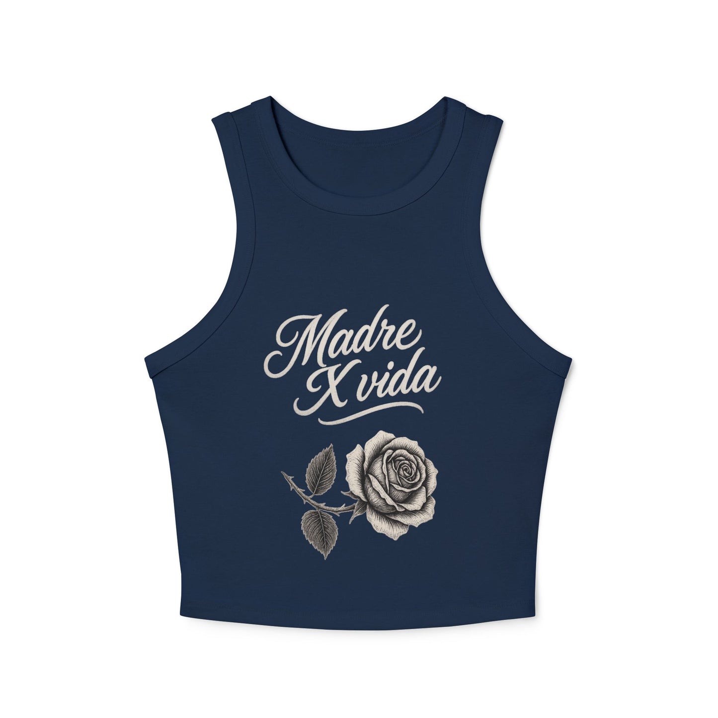 MadreXVida Racerback Rib Tank Top