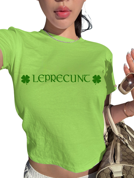 Leprecunt Baby Tee