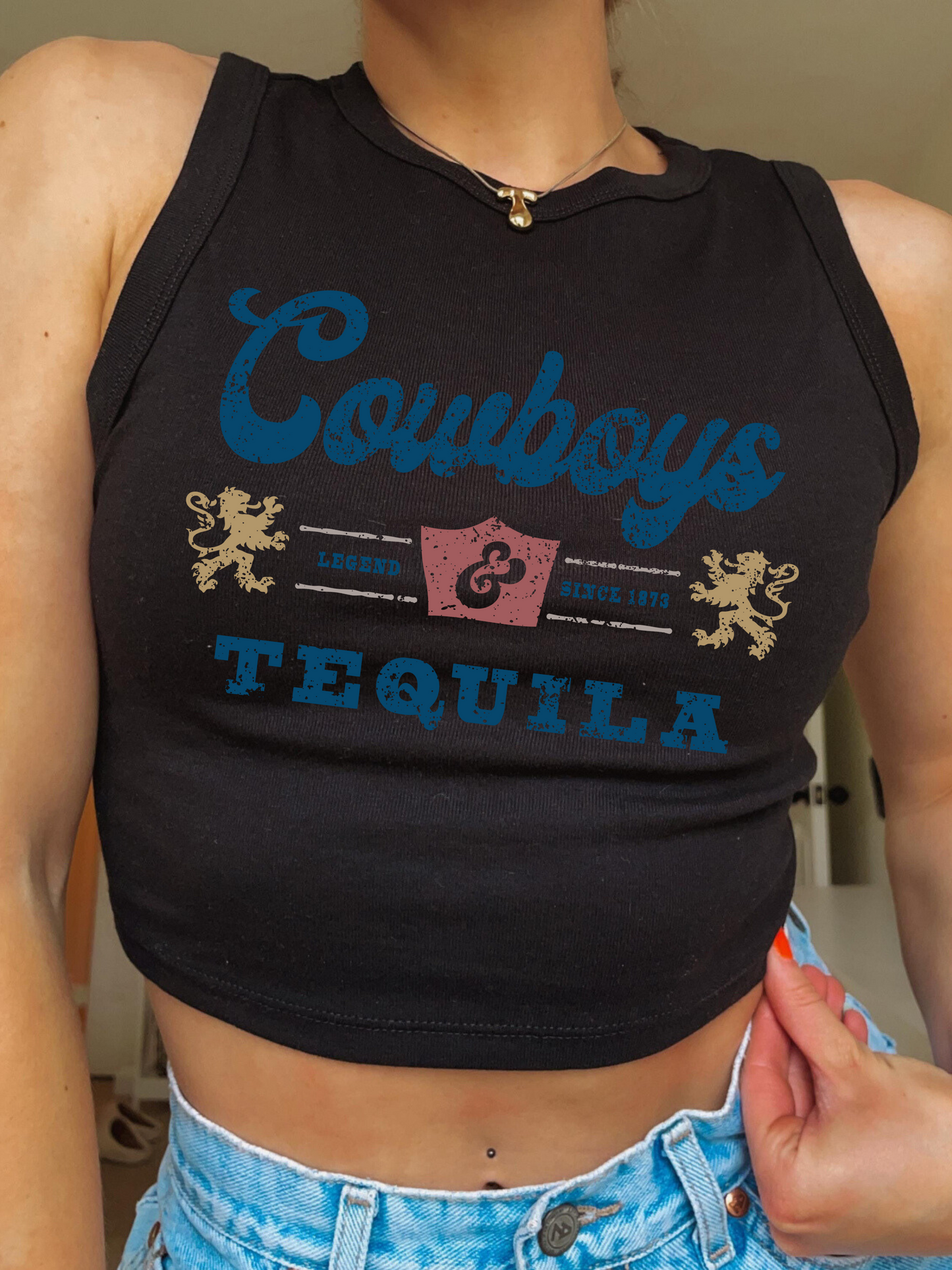 Cowboys & Tequila Women's Tank Top