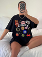 Lucky Symbols Collage Tee