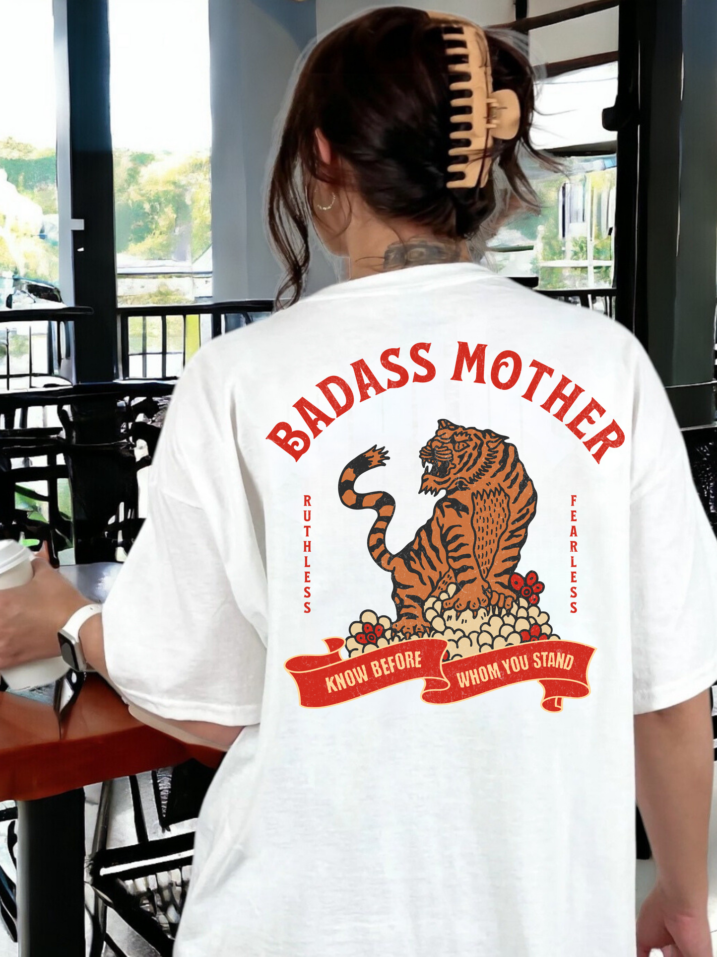 Badass Mother Shirt, Mom Tee