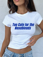 Too Cute For The Nosebleeds Tee