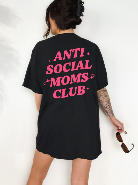 Anti Social Moms Club Tee, Mom Shirt