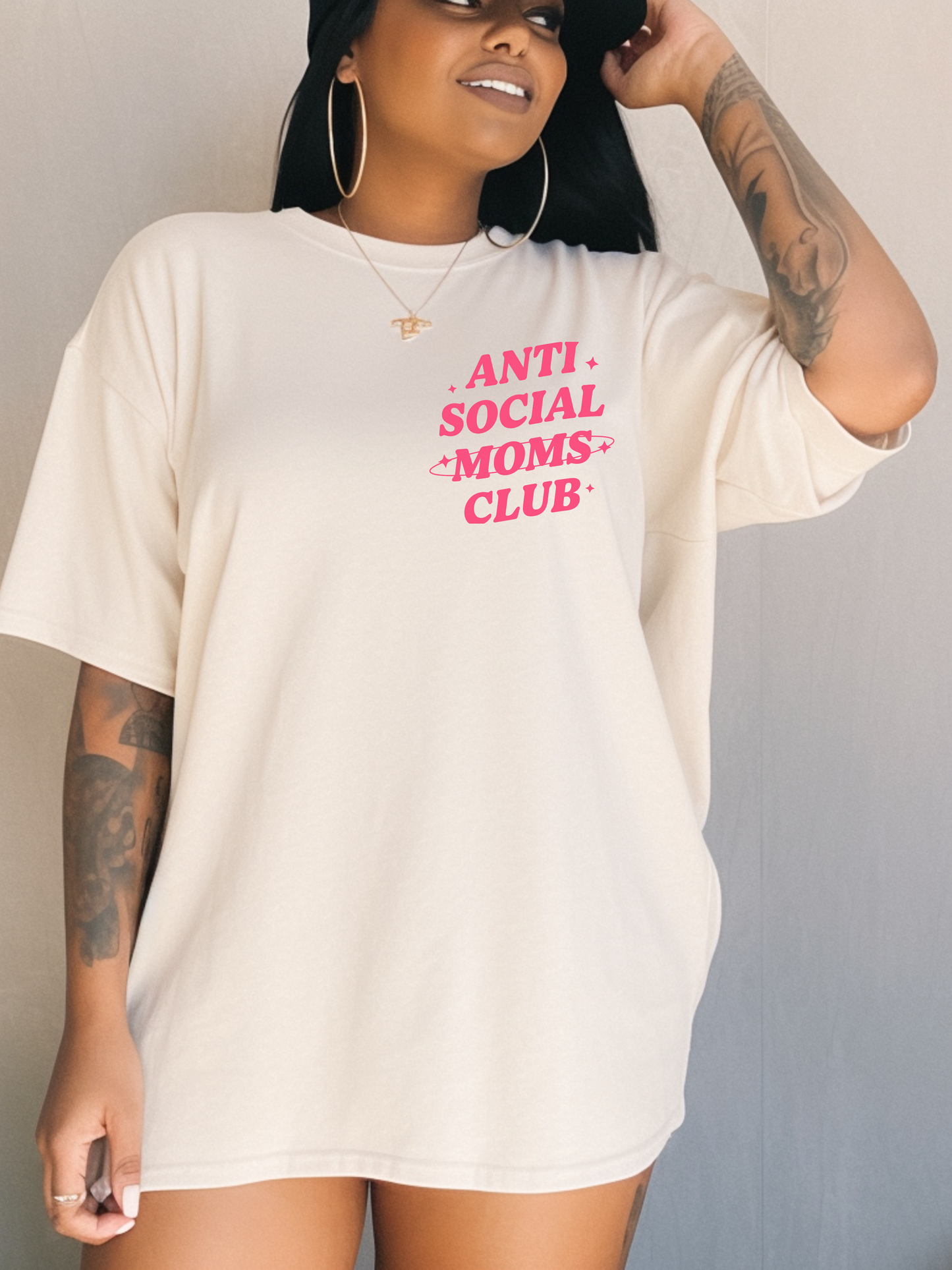 Anti Social Moms Club Tee, Mom Shirt